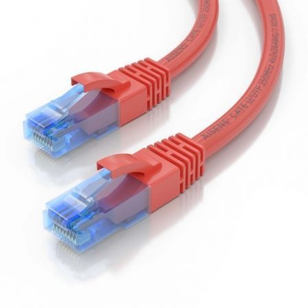 Aisens Cable de Red RJ45 Cat.6 UTP AWG26 CCA Rojo 30cm
